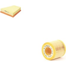 Bosch Filtre Bakım Seti Skoda Fabia 1.2 70 Beygir 2008-2010 Benzin Hava + Yağ Filtre