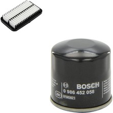 Bosch Filtre Bakım Seti Suzuki Alto 1.1 Benzin 2004-2006 Hava + Yağ Filtre