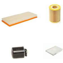 Bosch Filtre Bakım Seti Mercedes Gl 320 350 Cdı 258 Beygir X166 2012-2015 Hava + Yağ F + Yakıt F. + Polen Sardes