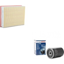 Bosch Filtre Bakım Seti Audi A4 1.8 T Benzinli 2005-2008 Hava + Yağ Filtre