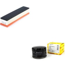 Bosch Filtre Bakım Seti Dacia Logan 1.5 Dci 68 Beygir 2006-2007 Hava + Yağ Filtre