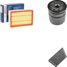 Bosch Filtre Bakım Seti Peugeot 206 2.0 Benzinli 1998-2009 180 Beygir Hava + Yağ F. + Polen Filtre Sion