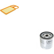 Bosch Filtre Bakım Seti Volkswagen Golf 4 1.6 Benzin Aus Atn Motor 105 Beygir 1998-2003 Hava + Yağ Filtre
