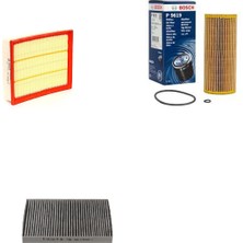 Bosch Filtre Bakım Seti Volkswagen Passat 1.9 Tdı Dizel 2001 Model Hava + Yağ F. + Polen Filtre Bosch