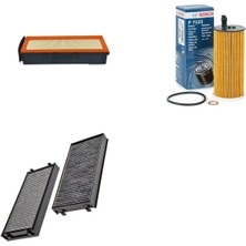 Bosch Filtre Bakım Seti Bmw X5 F15 F85 3.0 D Dizel 2013-2018 Hava + Yağ F. + Polen Filtre Bosch