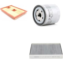 Bosch Filtre Bakım Seti Seat Toledo 1.2 Tsı 110 Beygir 2015-2016 Hava + Yağ F. + Polen Filtre Bosch