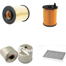Bosch Filtre Bakım Seti Volvo C30 1.6 D2 115 Beygir Dizel 2007-2012 Hava + Yağ F + Yakıt F. + Polen Sardes