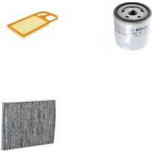 Bosch Filtre Bakım Seti Volkswagen Bora 1.6 Benzin 105 Beygir Aus Atn Motor Hava + Yağ F. + Polen Filtre Sardes