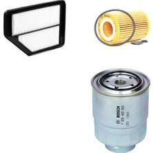 Bosch Filtre Bakım Seti Honda Cr-V Iıı 2.2 I-Ctdi Dizel 2007+ Hava + Yağ F. + Yakıt Filtre Bosch