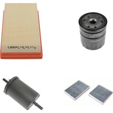 Bosch Filtre Bakım Seti Peugeot 2008 1.2 Thp 110 Beygir 2015+ Hava + Yağ F + Yakıt F. + Polen Bosch