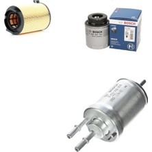 Bosch Filtre Bakım Seti Volkswagen Golf 6 1.2 1.4 Tsı 2009-2010 Hava + Yağ F. + Yakıt Filtre Bosch