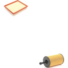 Bosch Filtre Bakım Seti Peugeot 206 1.6 Benzinli 2001-2004 Hava + Yağ Filtre