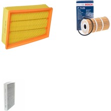 Bosch Filtre Bakım Seti Renault Talisman 1.6 Dcı Dizel Hava + Yağ F. + Polen Filtre Sardes