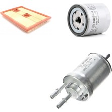 Bosch Filtre Bakım Seti Volkswagen Scirocco 1.4 Tsı Benzin 125 -150 Beygir Hava + Yağ F. + Yakıt Filtre Bosch