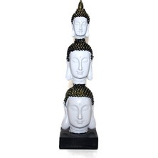 3 Kafalı Buda Büstü