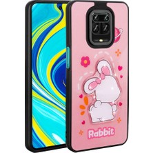 Xiaomi Redmi Note 9s Uyumlu Kılıf Parlayan Kabartmalı Ikonik Figürlü Zore Amas Silikon Kapak