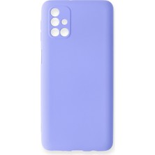 Hnrlishp Newface  Galaxy M31S Kılıf Premium Rubber Silikon - Lila
