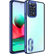 Xiaomi Redmi Note 11 Global Uyumlu Kılıf Kamera Korumalı Logo Gösteren Zore Omega Kapak