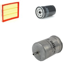 Bosch Filtre Bakım Seti Volkswagen Passat 1.6 Benzin 2001-2005 Hava + Yağ F. + Yakıt Filtre Bosch