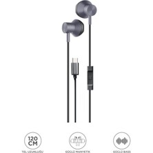 Başkenttekno Kablolu Kulaklık Type-C Girişli Kulak Içi Kulaklık TC06