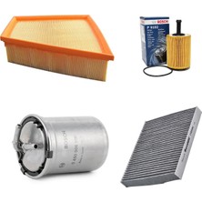 Bosch Filtre Bakım Seti Skoda Fabia 1.4 Tdı 2003-2008 Dizel Bnm Bnv Motor Hava + Yağ F + Yakıt F. + Polen Bosch