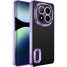 Xiaomi Redmi Note 14 Pro Plus Uyumlu Kılıf Kamera Korumalı Logo Gösteren Zore Omega Kapak