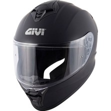 Givi 50.x Mat Siyah Kapalı Motosiklet Kaskı