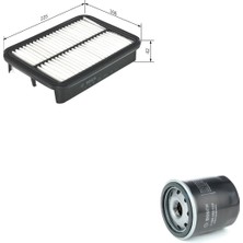 Bosch Filtre Bakım Seti Toyota Corolla 1.3 1990-1997 Benzinli Hava + Yağ Filtre