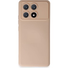 Hnrlishp Newface Xiaomi Poco X6  Kılıf Nano Içi Kadife Silikon - Pudra