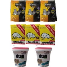 Syngenta Klerat Pasta 100GR 3x/zehirli Fare Buğday 300GR 3x/wax Block Yem 100GR 3x/etkili Fare Sıçan Ilaçları