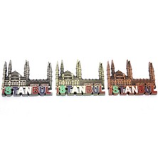 Istanbul Temalı Metal Magnet