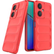 Hnrlishp Newface Vivo Y27 Kılıf Optimum Silikon - Kırmızı