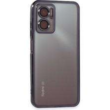 Hnrlishp Newface Xiaomi Redmi Note 11E Kılıf Razer Lensli Silikon - Mor