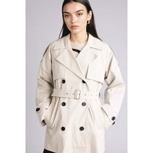 DeFacto Regular Fit Twill Trençkot G9950AX26SP