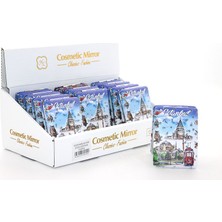 Taşlı Istanbul Tasarımı El Aynası Kalın