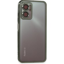 Hnrlishp Newface Xiaomi Redmi Note 11E Kılıf Razer Lensli Silikon - Yeşil