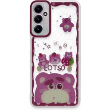 Hnrlishp Newface  Galaxy A15 4g Kılıf Sweet Desenli Silikon Kapak - Pembe