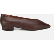 Hotiç 01AYH312460A480 KADIN Deri Acı Kahverengi Sivri Burunlu Babet