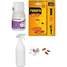 Bayer Hamamböceği Karınca Vs Ilaçları K-Othrine Sc 50ML/RAMORIN Jel Yem 5gr/1lt Fısfıs Püskürtücü