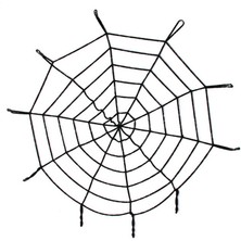 Zero Land Hnrlishp Halloween Cadılar Bayramı Örümcek Ağ Dekor Siyah 1.5 Metre