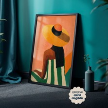 Persona Istanbul Artificial Collection "riviera Chic" - Modern Akdeniz Illüstrasyon Posteri (Çerçevesiz)