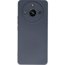 Hnrlishp Newface Realme 11  Kılıf Nano Içi Kadife Silikon - Gri
