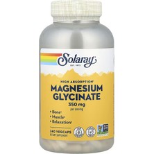 Solaray Magnesium Glycinate Sleep High Absorption 240 Vegcaps