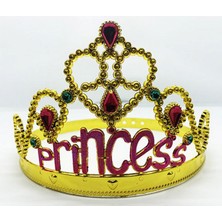 Zero Land Hnrlishp Prenses Yazılı N Renk Ayarlanabilir Parti Tacı 60 cm