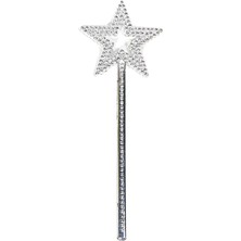 Zero Land Hnrlishp Yıldız Model Peri Asası Melek Asası Prenses Asası Metalize Gümüş Renk