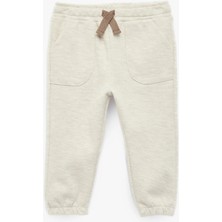 Koton Lastikli Paça Bej Erkek Çocuk Eşofman Altı 6SMB40017TK