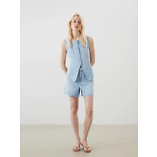 Lc Waikiki Yeni Sezon Standart Fit Kadın Jean Şort