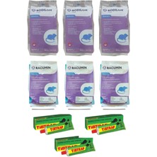 Bayer Rodillon Fare Pasta 10X10 100GR 3 Adet/racumin Zehirli Buğday 250GR 3 Adet/tibtrap Yapışkan 3 Adet