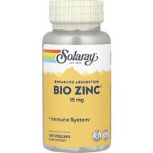 Solaray Bio Zinc 15 Mg Zinc Citrate Zinc Picolinate Minerals Complex For Healthy Immune System 100 Vegcaps