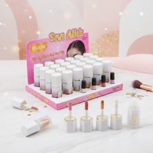 Derin Stok 4'lü Ruj Şekilli Likit Allık Seti